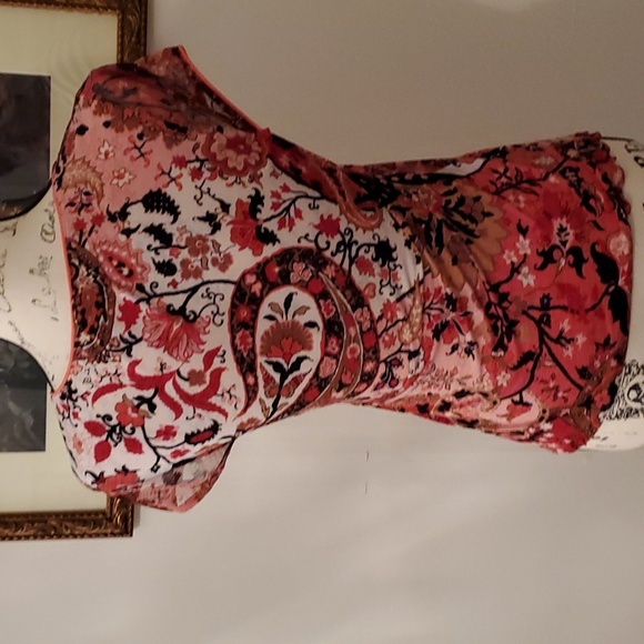 ANAC pink paisley top - Picture 5 of 7